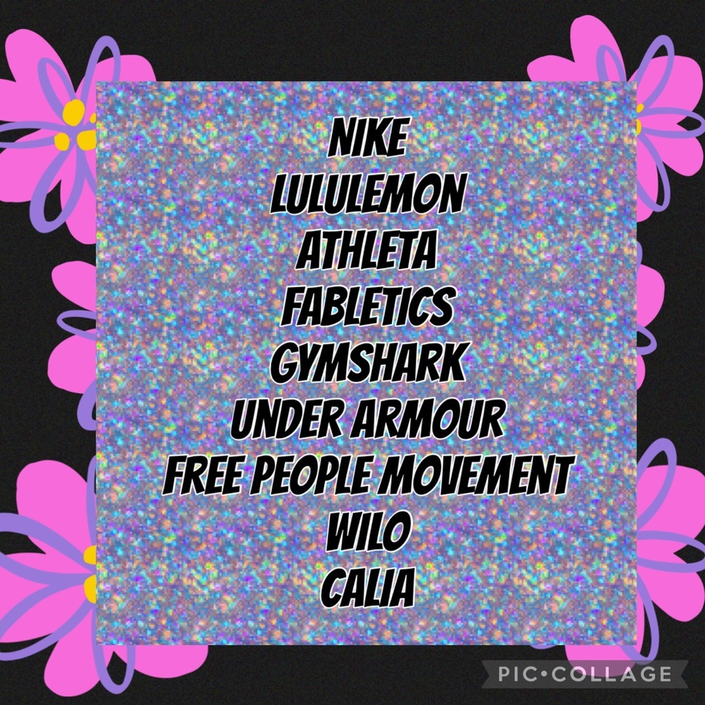 BRAND NAME WOMENS ATHLETIC WEAR☀️